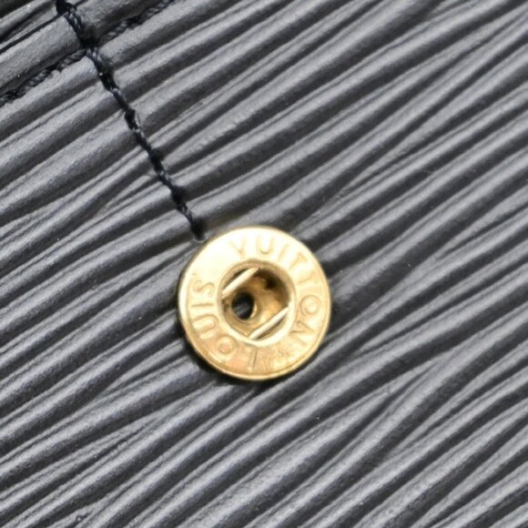 LOUIS VUITTON Logo Pochette Credit Long Wallet Epi Leather - Picture 10 of 14